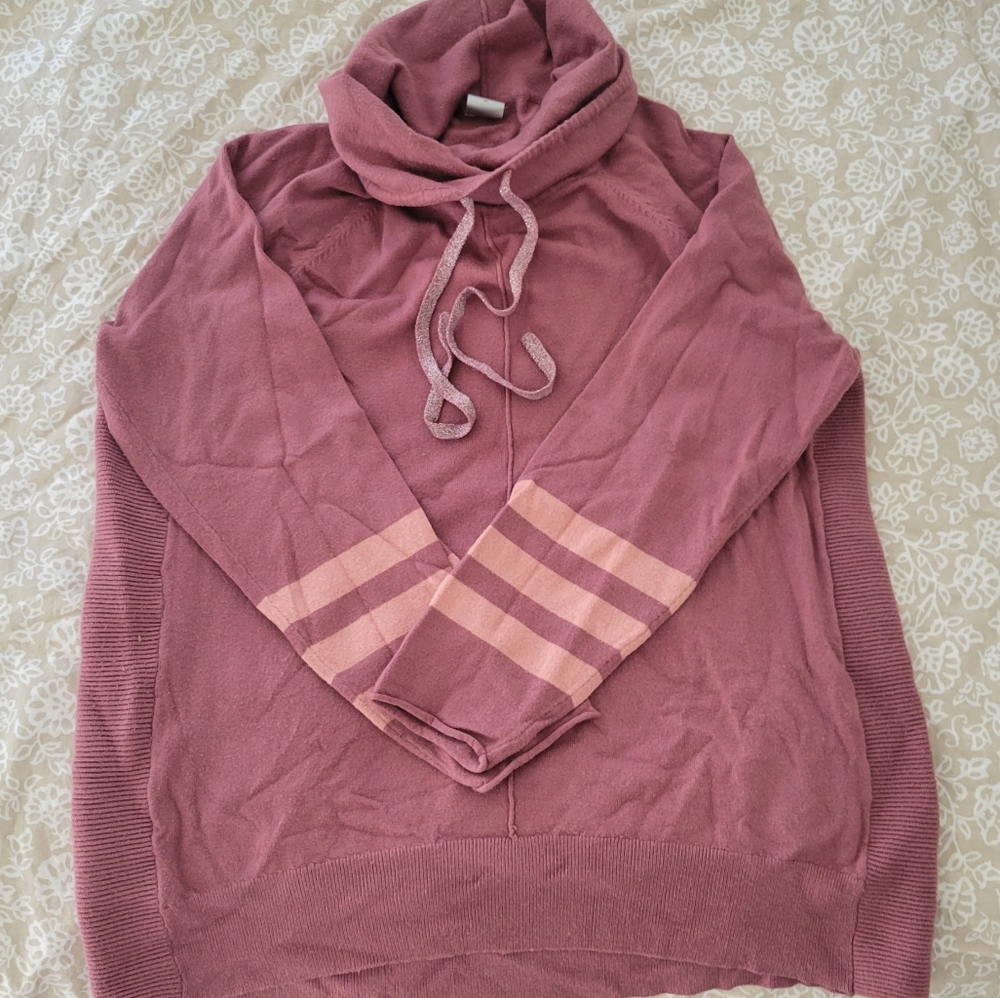Pink cowl neck sweater